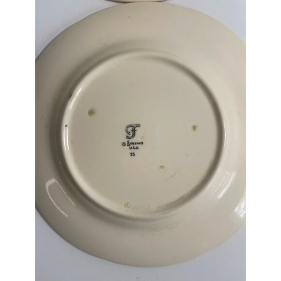 Vintage Franciscan Apple Dessert Plate 8 inches Made in USA Set of 2 - Picture 6 of 8